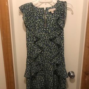 Floral, Ruffly Dress